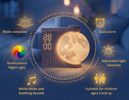 Dawn simulator alarm clock