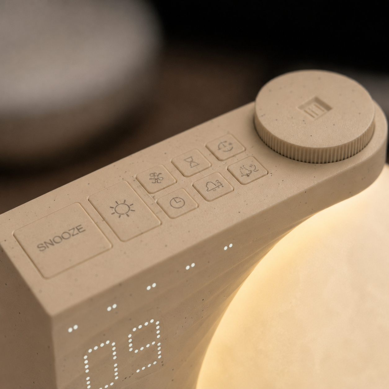 Dawn simulator alarm clock