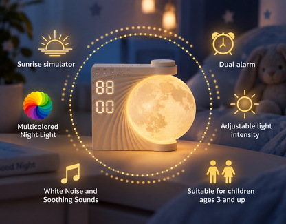 Dawn simulator alarm clock