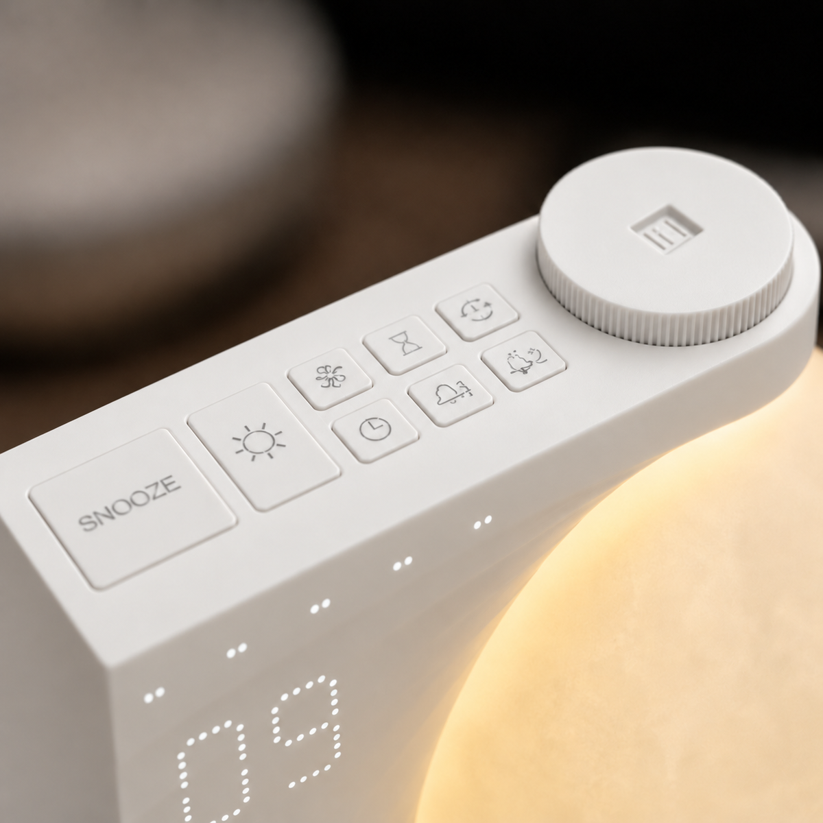 Dawn simulator alarm clock