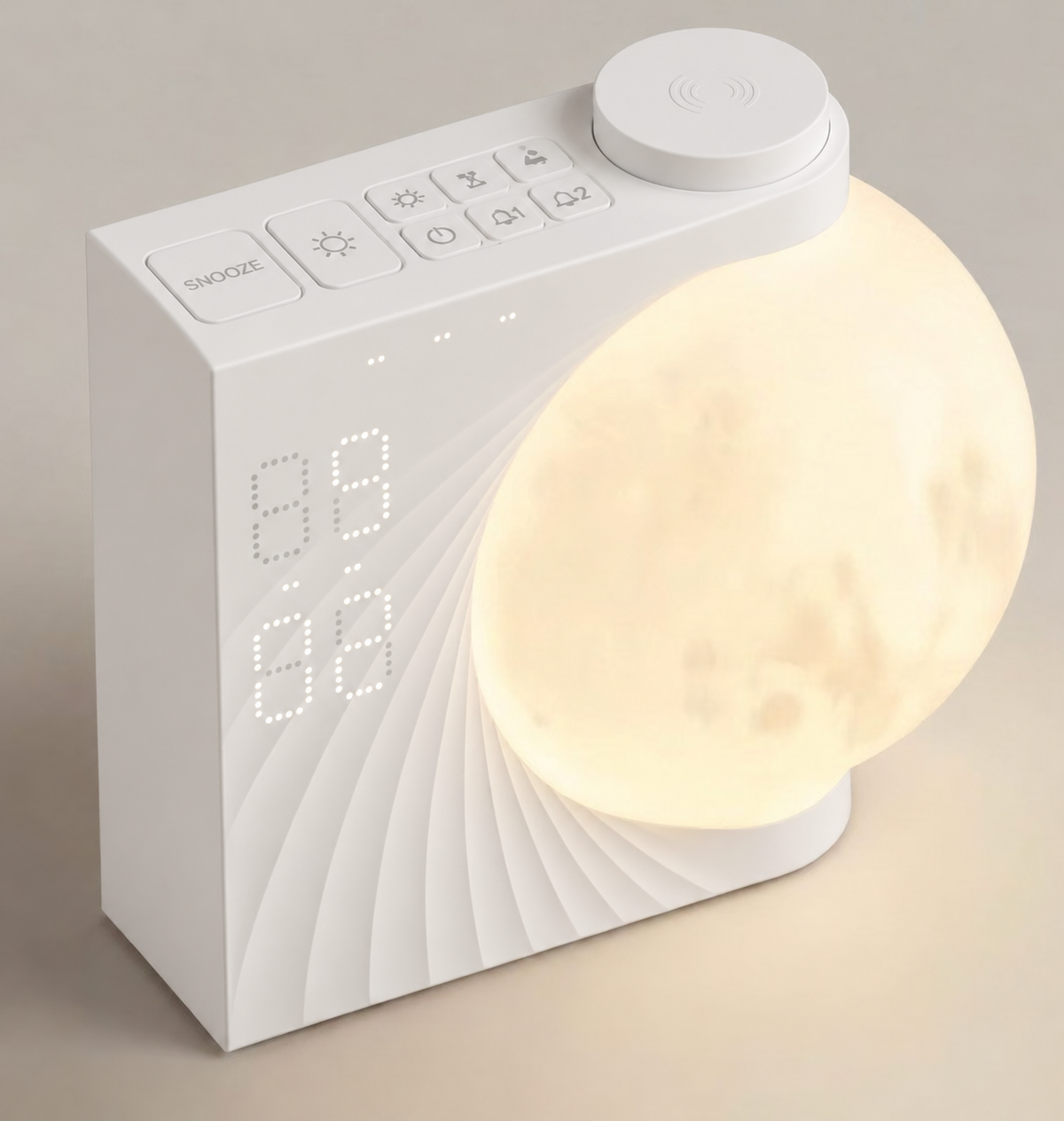 Dawn simulator alarm clock